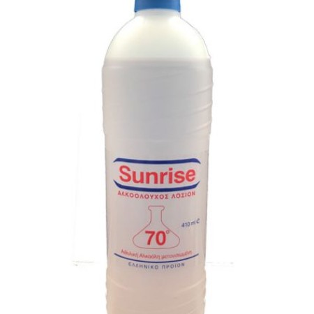 Sunrise Αλκοολούχος Λοσιόν 70° 410ml