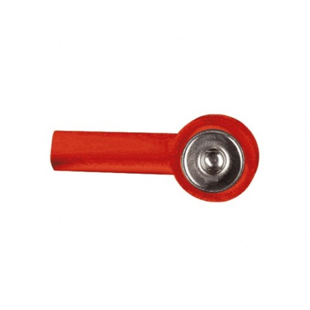 Αντάπτορας με εσοχή 2mm σε Snap Red τεμ 10