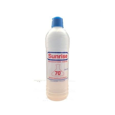 Sunrise Αλκοολούχος Λοσιόν 70° 245ml