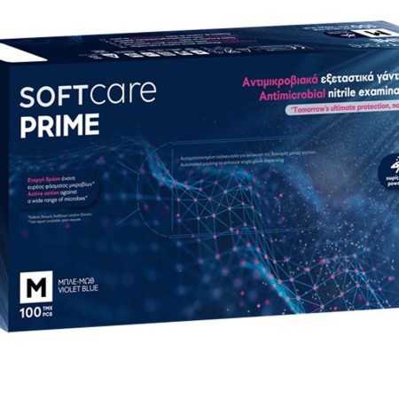 Αντιμικροβιακά Γάντια Νιτριλίου Soft Care Prime Βιολετί