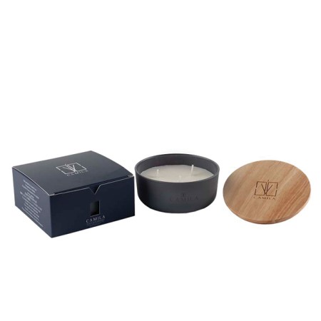 Κερί 170gr. γκρι,ροζ,μπεζ,γαλάζιο με άρωμα 17ωρών