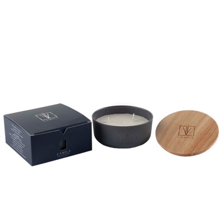 Κερί 170gr. γκρι,ροζ,μπεζ,γαλάζιο με άρωμα 17ωρών