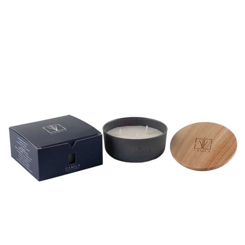 Κερί 170gr. γκρι,ροζ,μπεζ,γαλάζιο με άρωμα 17ωρών