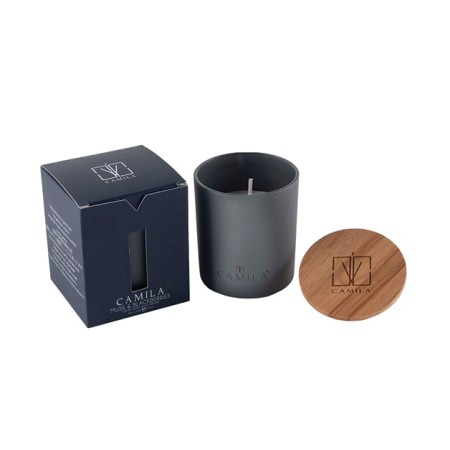 Κερί 140gr. γκρι,ροζ,μπεζ,γαλάζιο με άρωμα 28ωρών