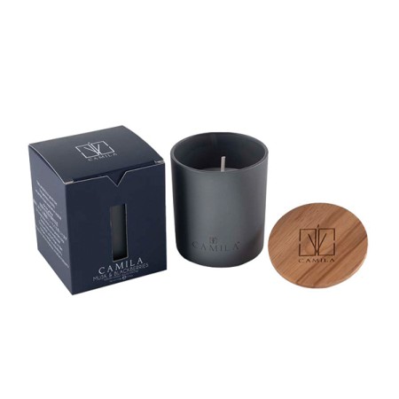 Κερί 140gr. γκρι,ροζ,μπεζ,γαλάζιο με άρωμα 28ωρών